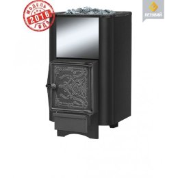 Дровяная печь для бани Везувий Русичъ АНТРАЦИТ 22 (ДТ-4) без выносного тоннеля 2016